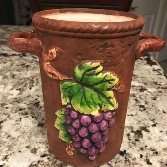 Other - CERAMIC WINE BOTTLE HOLDER OR
DECORATIVE CONTAINER